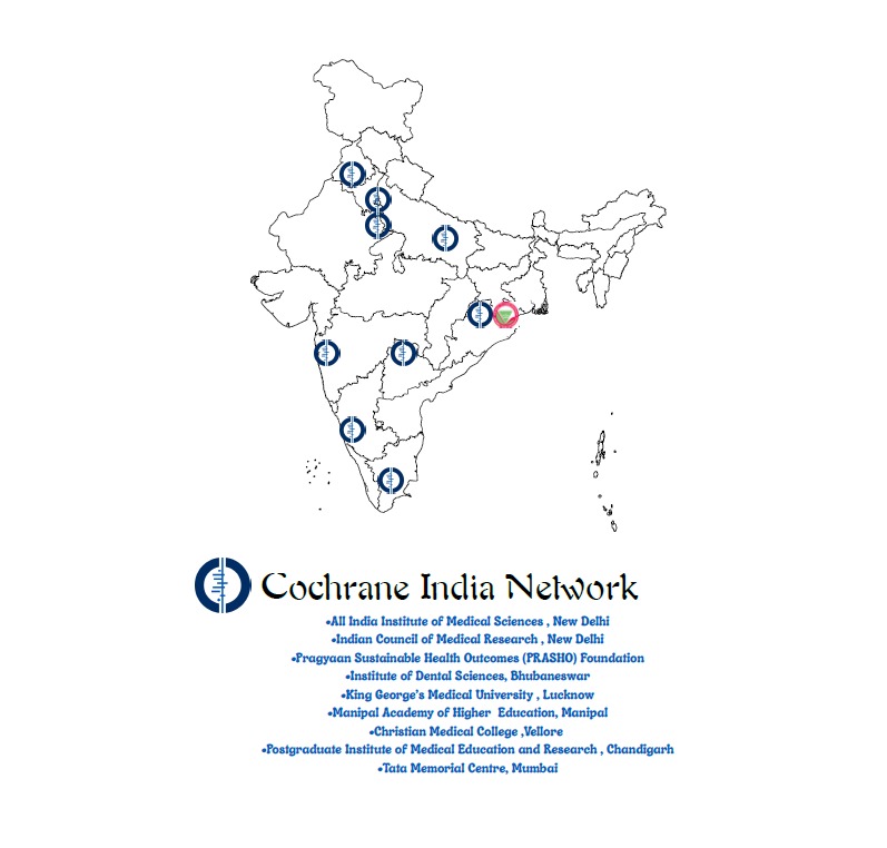 Cochrane India Network Map